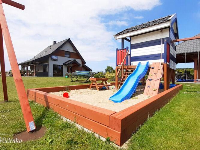 Holiday Home With A Terrace, Sauna, Jacuzzi Mielenko Exterior foto
