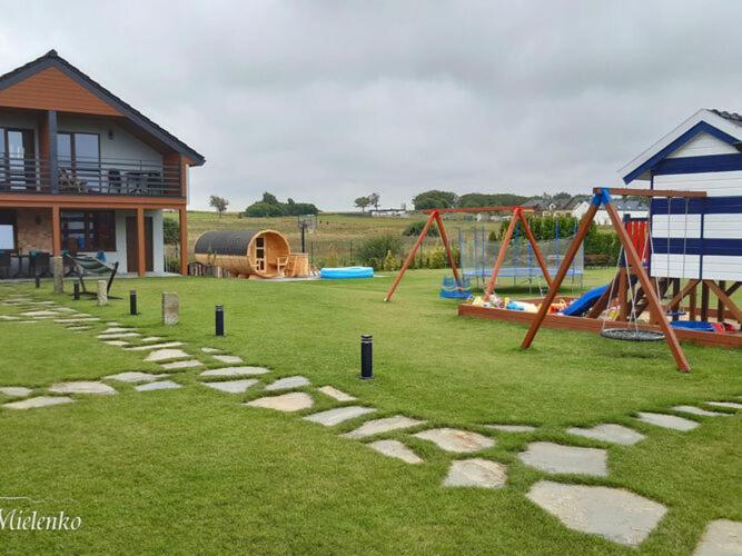Holiday Home With A Terrace, Sauna, Jacuzzi Mielenko Exterior foto